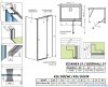 Radaway Torrenta KDJ kabina prysznicowa 85x95 prawa przejrzyste wspornik krzyżowy 133285-01-01R/1330095-01-01